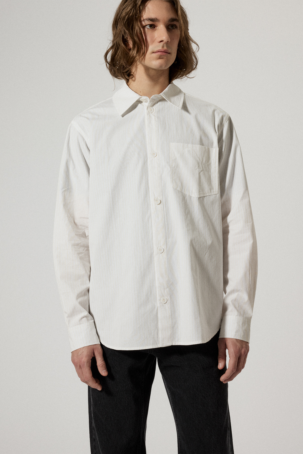 Lawrence Off White Glitch Stripe