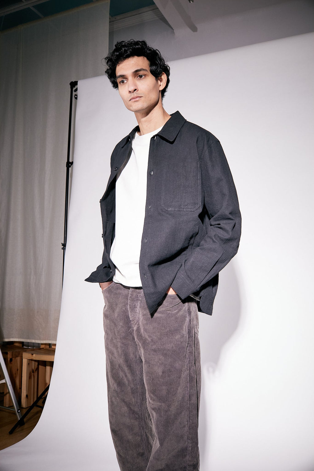 Frank linen Black