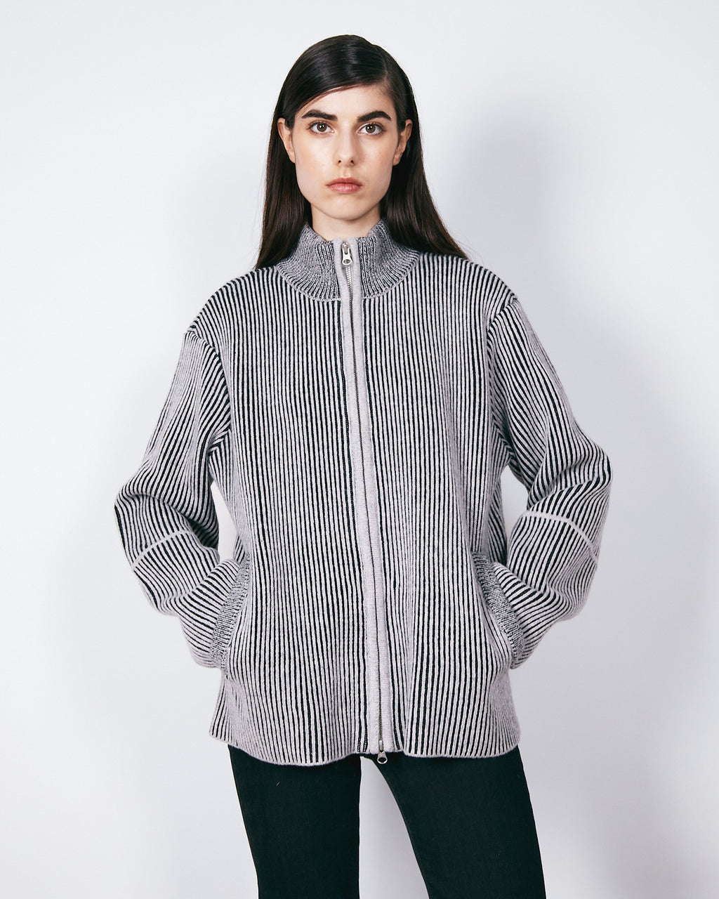 Seven Wmn Wool Light Grey